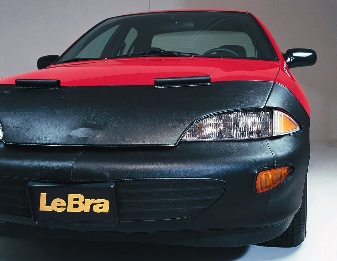 Lebra 2 Piece Front End Cover Black - Car Mask Bra for Mitsubishi Outlander 2010-2013 (Non-Sport Models) | Durable Protection Against Road Debris & Weather | Perfect for Daily Commute, Road Trips & Car Shows