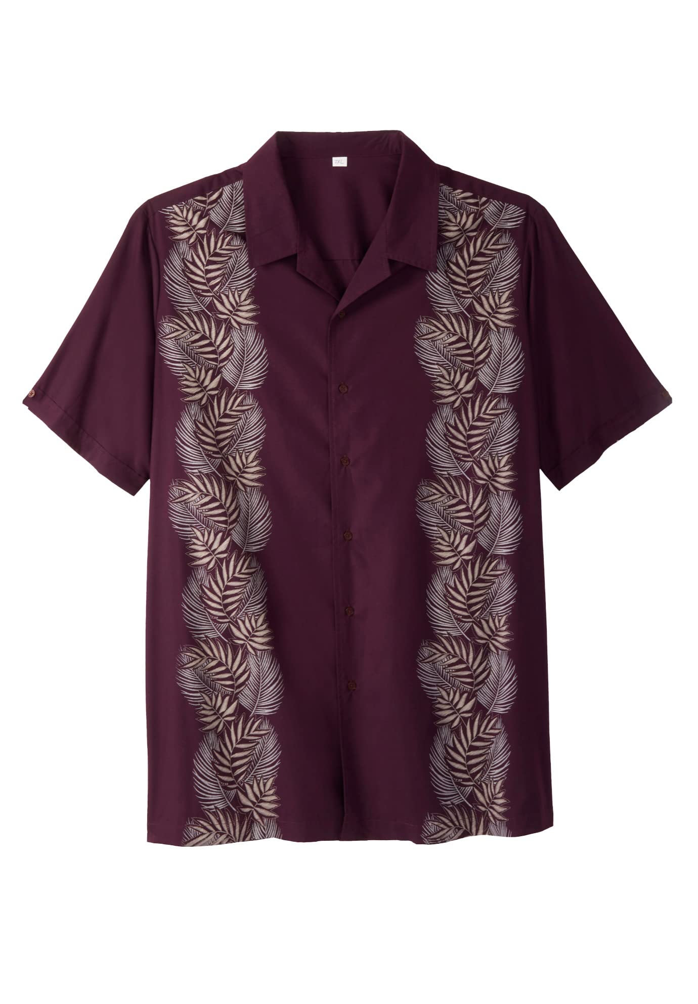 KingSize Men's Big & Tall Hawaiian Shirt - Breathable Short Sleeve Button Down Shirt for Plus Size Men - Perfect for Beach Vacations, Summer Parties & Casual Outings