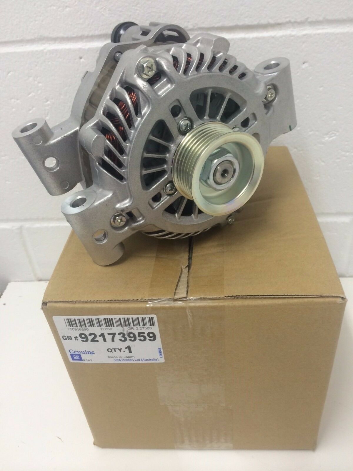 Genuine Commodore Alternator VE WM V6 Alloytech 120Amp 2007-2009 92173959 - Replacement Part for Holden Commodore VE & WM Models - Perfect for Engine Performance & Electrical System Repair