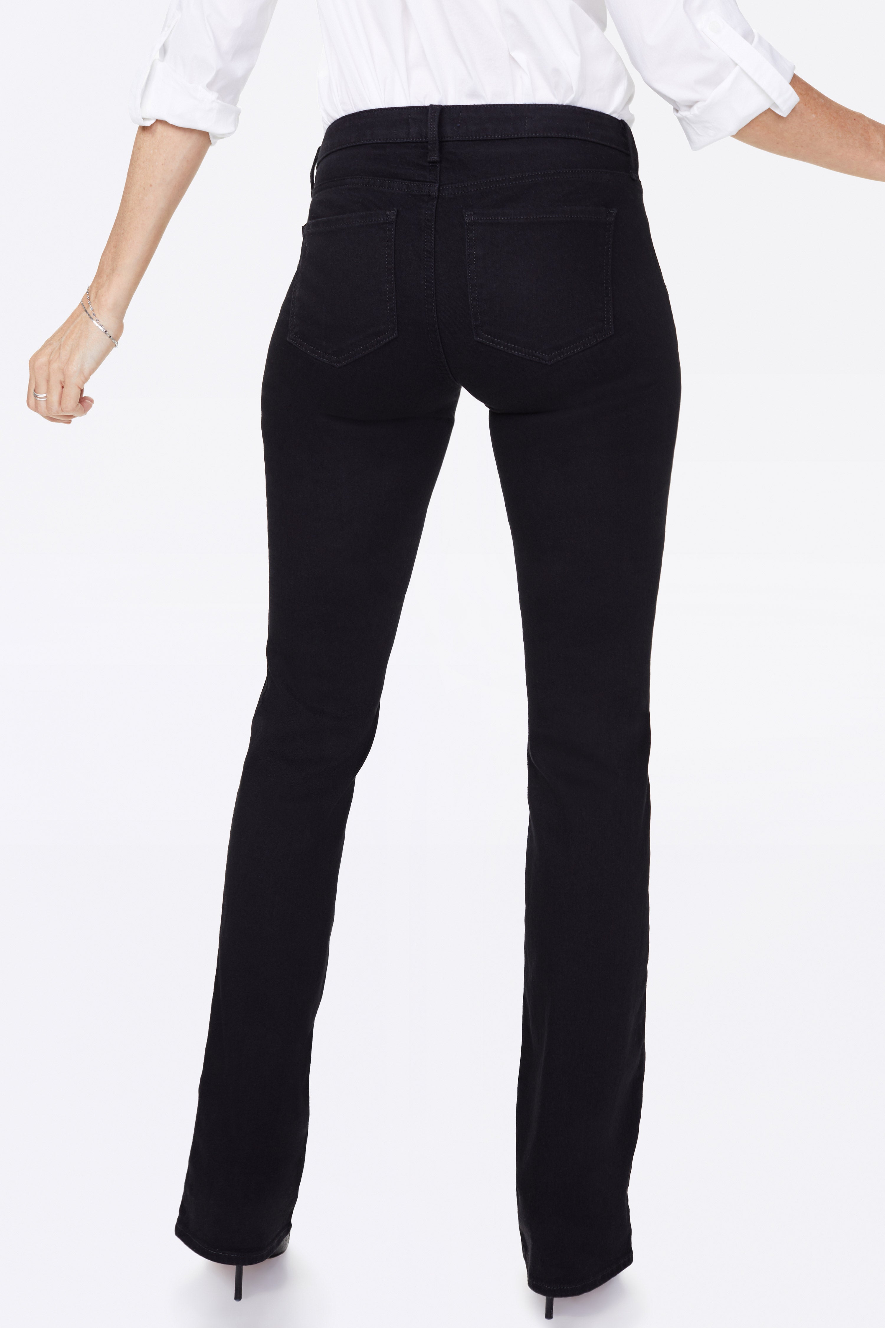 Barbara Bootcut Jeans for Women - Tall Length, Classic Black Denim Pants for Casual Wear & Everyday Outfits