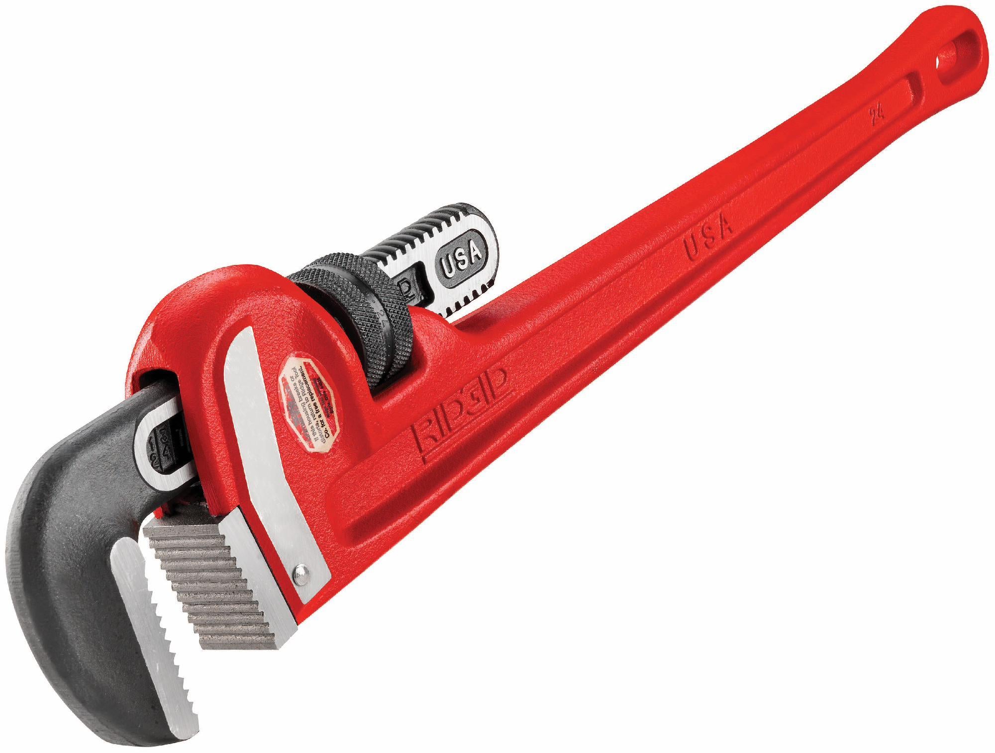 Ridgid 31010 10-Inch Heavy Duty Straight Pipe Wrench - Professional Plumbing Tool for Tightening and Loosening Pipes, Fittings, and Nuts