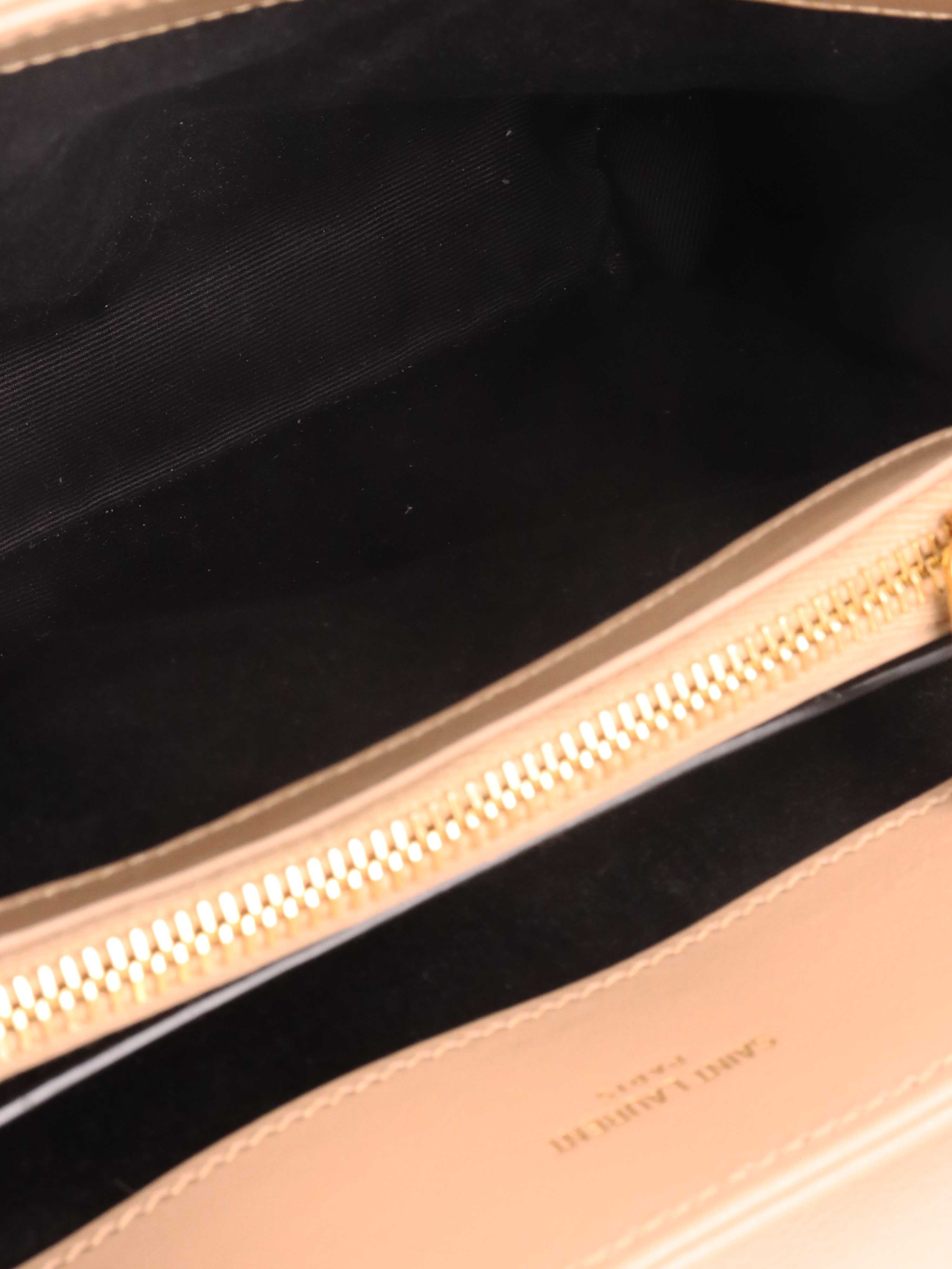 Saint Laurent Small Beige Loulou Bag - Luxury Crossbody Purse for Women | Perfect for Date Night, Office & Evening Events