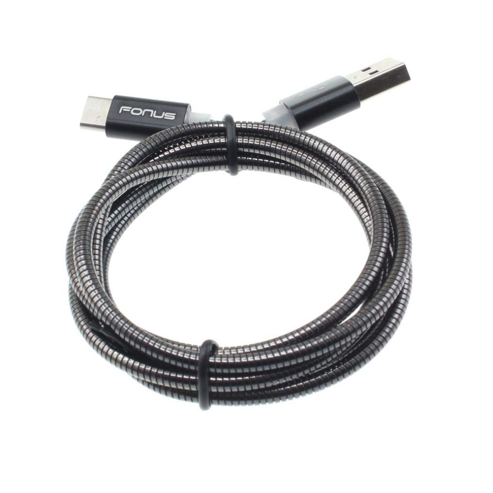 Premium 3ft USB-C to USB-C Fast Charging Cable - Durable Metal Connector - Compatible with Samsung Galaxy S8/S9 Series, Tab A 10.1 & Tab Active Pro - Perfect for Home, Office & Travel Charging