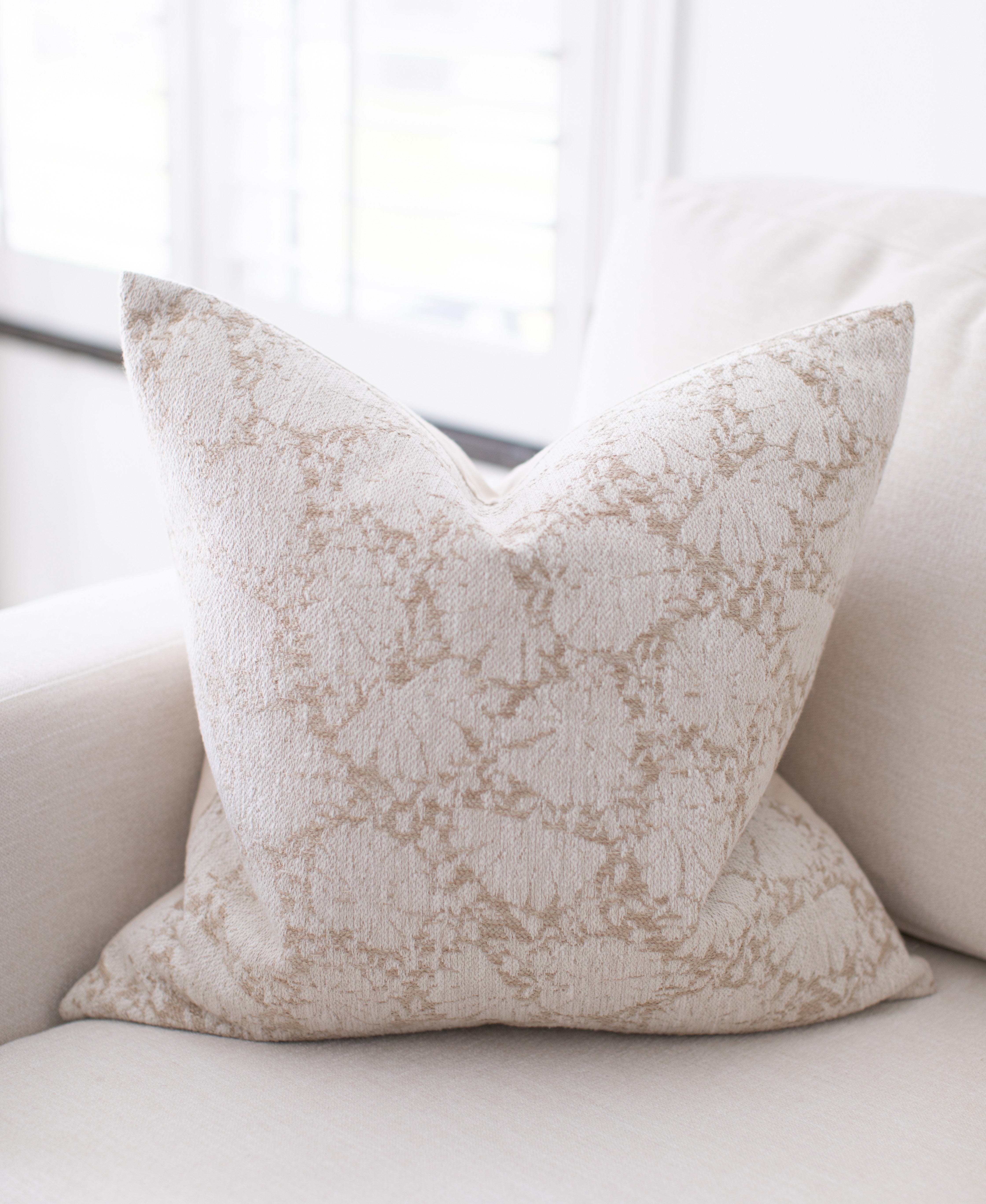 Soft Sandy Sofa Pillow Set of 5 - Comfortable Decorative Throw Pillows for Living Room, Bedroom & Couch | Home Decor Essentials