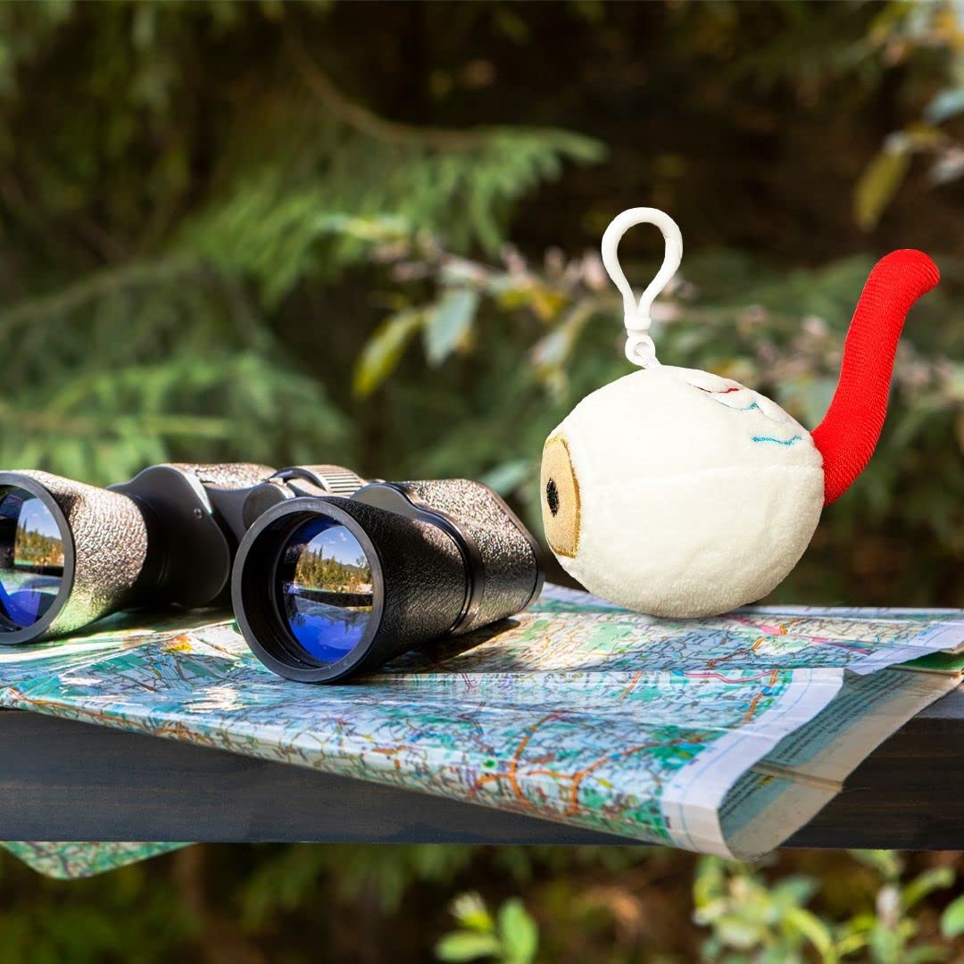 Giantmicrobes Eye Plush Keychain - Cute Stuffed Eyeball Toy for Eye Doctors, Optometrists & Ophthalmologists | Fun Gift for Opticians & Ophthalmic Technicians | Perfect for Medical Students, White Coat Ceremonies & Office Decor