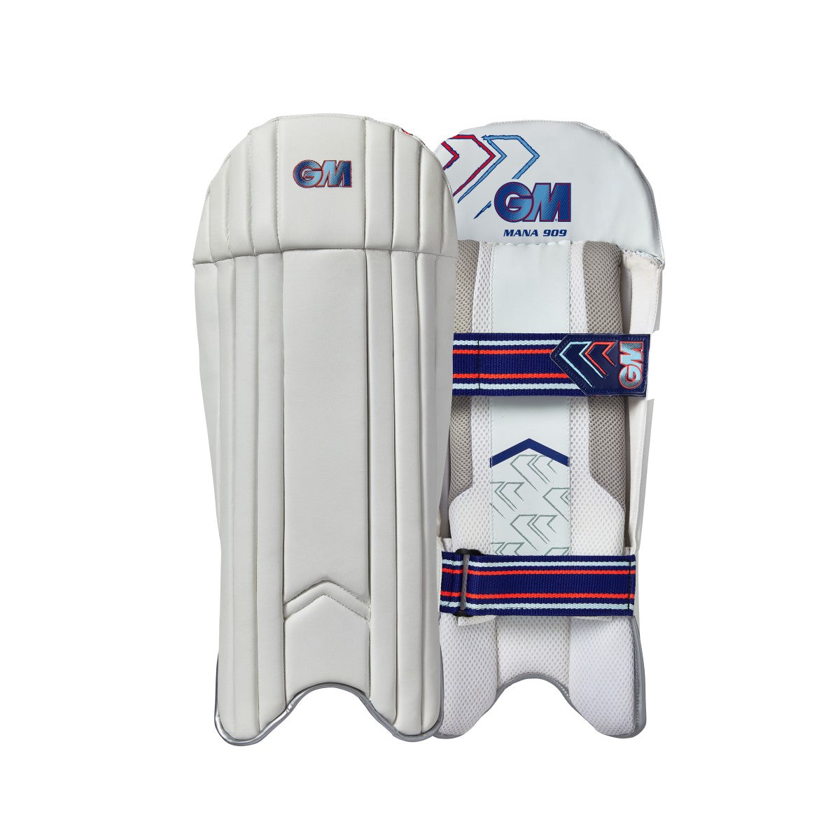 Gunn & Moore Mana 909 Cricket Wicketkeeping Pads - Professional Wicketkeeper Leg Guards for Cricket Matches & Training