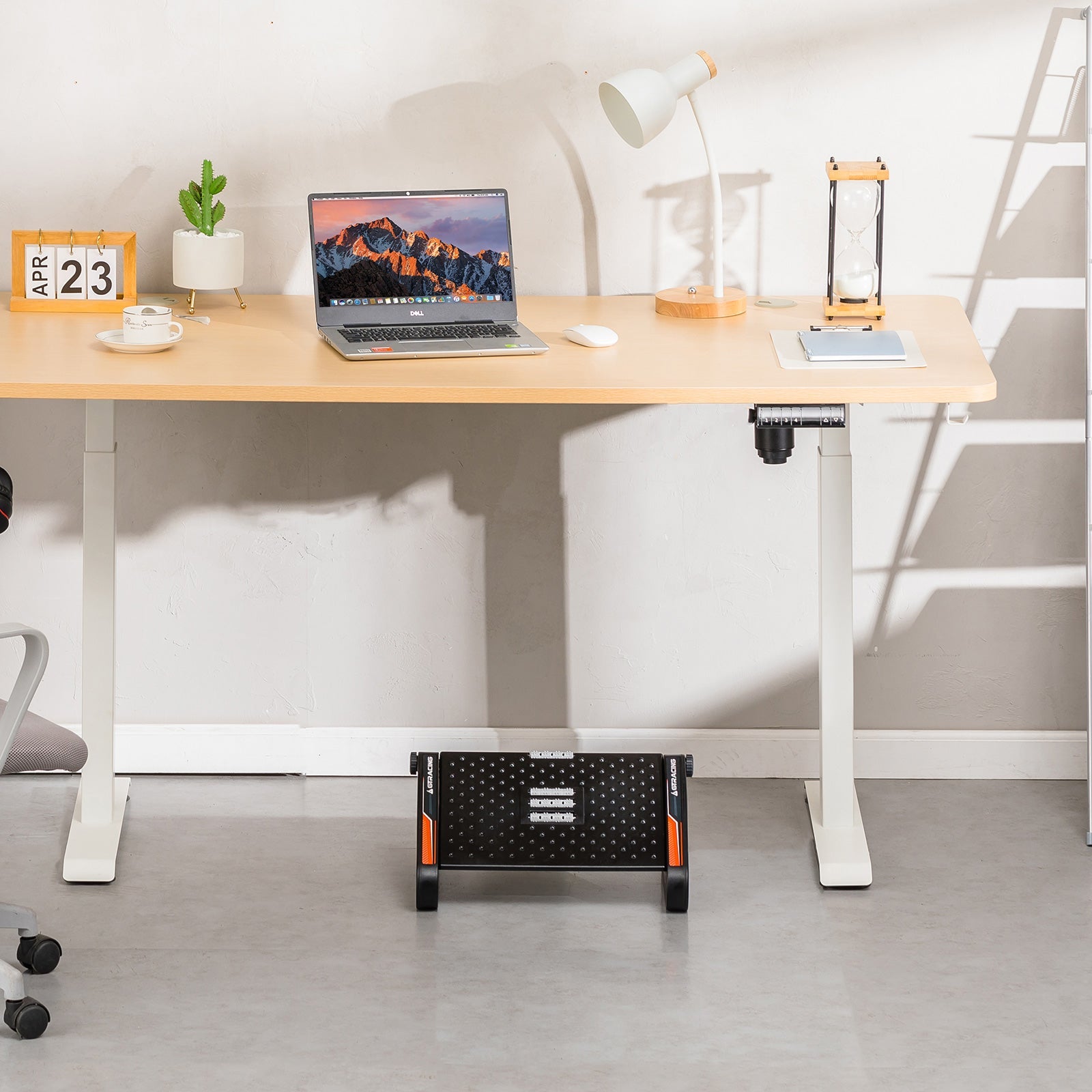 Adjustable Ergonomic Under Desk Foot Rest for Office & Home - Improve Posture & Comfort While Sitting - Perfect for Work, Gaming & Study