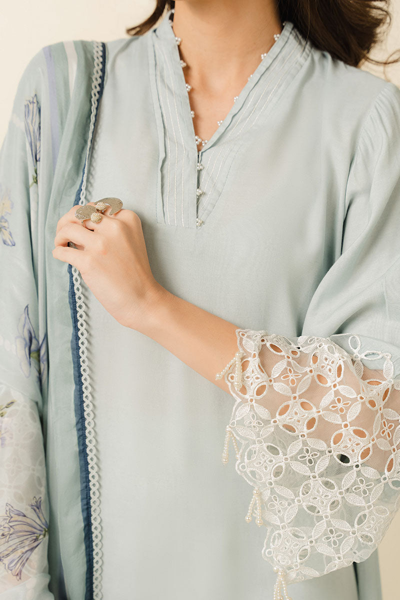 ICY OASIS 2PC Set - Stylish Women's Shirt & Dupatta Outfit | Perfect for Festivals, Parties & Special Occasions