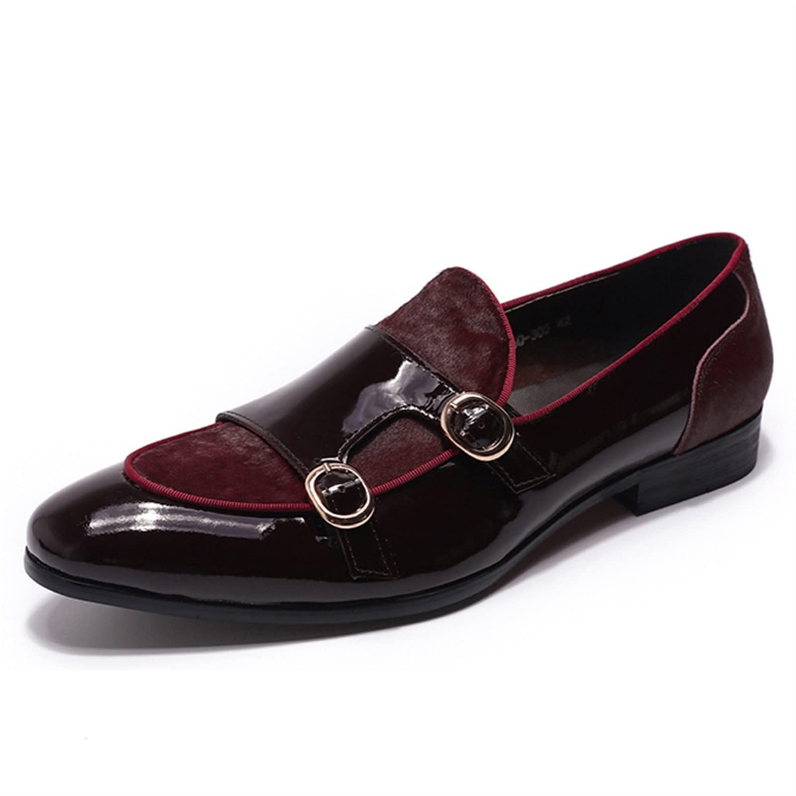 Men's Wedding Loafers - Formal Dress Shoes for Gentlemen with Casual Straps | PU Leather Slip-On Shoes for Weddings, Parties & Business Events