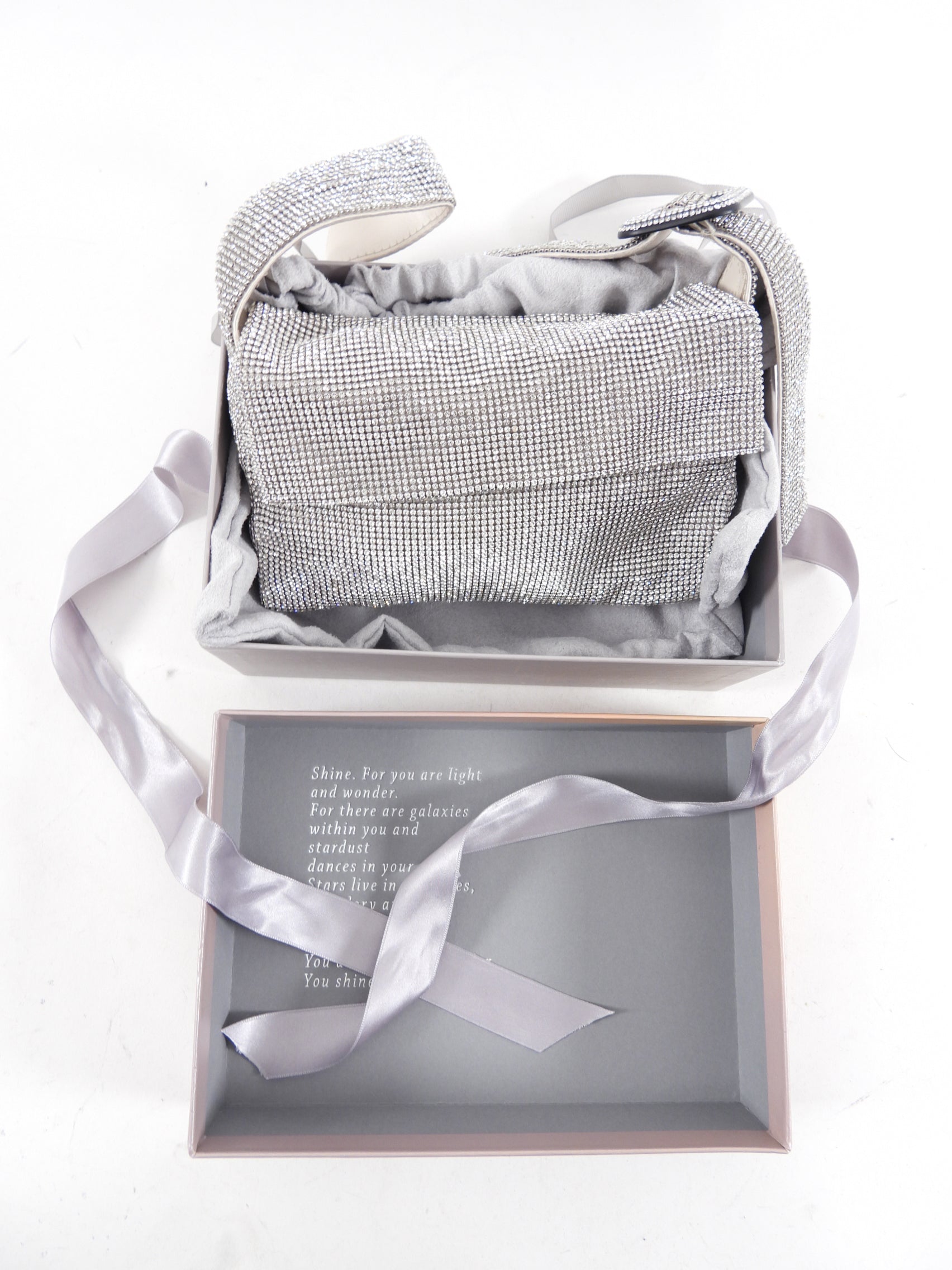 Bendetta Bruzziches Crystal Strass Small Evening Clutch Bag for Women - Elegant Party Purse for Weddings, Galas & Special Occasions