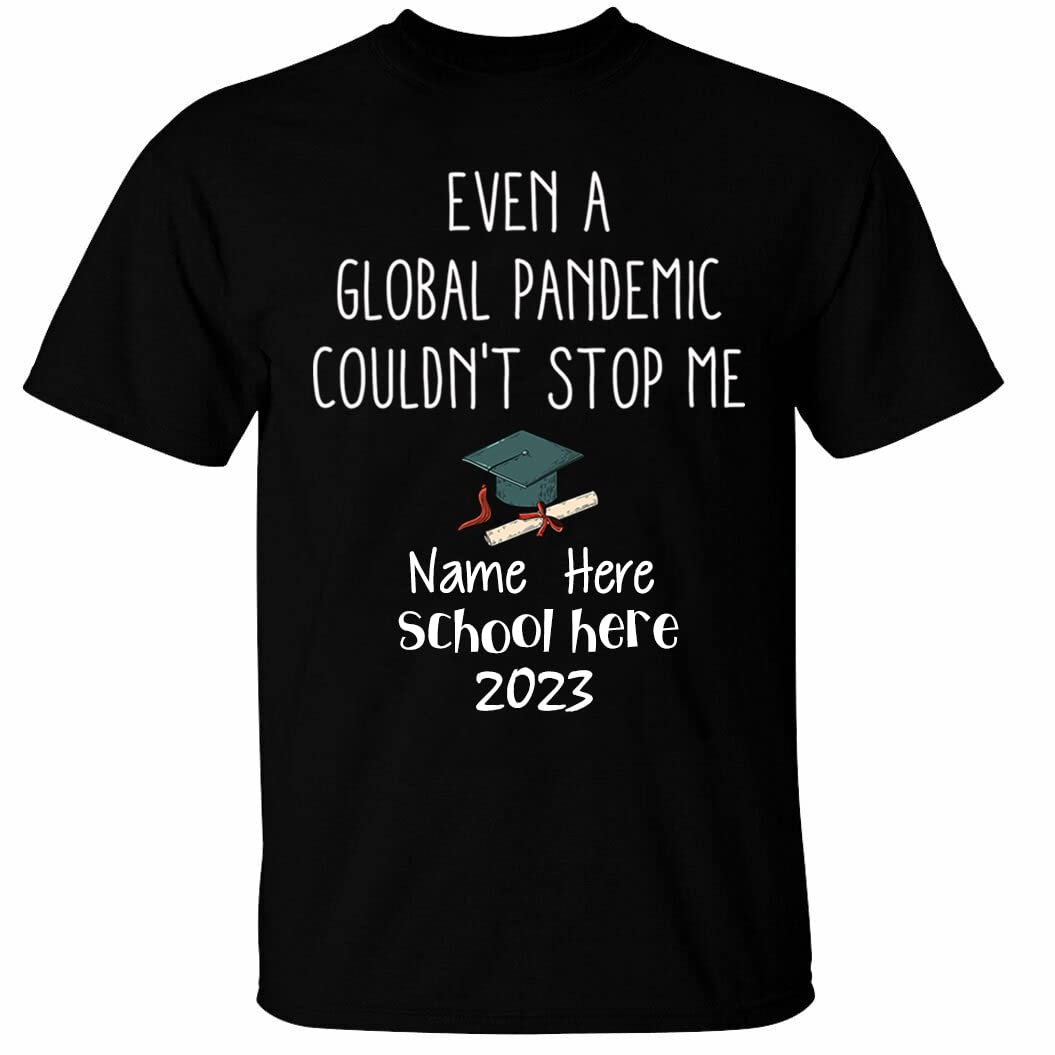 Custom Class of 2023 Graduation T-Shirt for Men - Personalized 2023 Graduate Gift - Perfect for Graduation Ceremonies, Parties & Photo Shoots