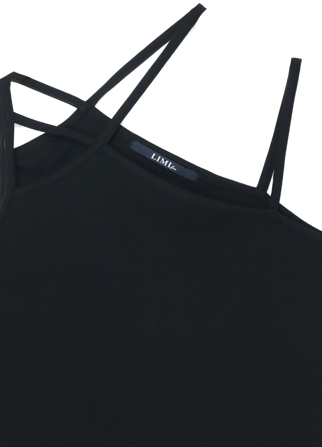 Soft Cotton Rayon Rib Shoulder String Camisole Top for Women - Comfortable Stretchy Sleepwear & Loungewear - Perfect for Layering, Yoga, and Relaxing at Home
