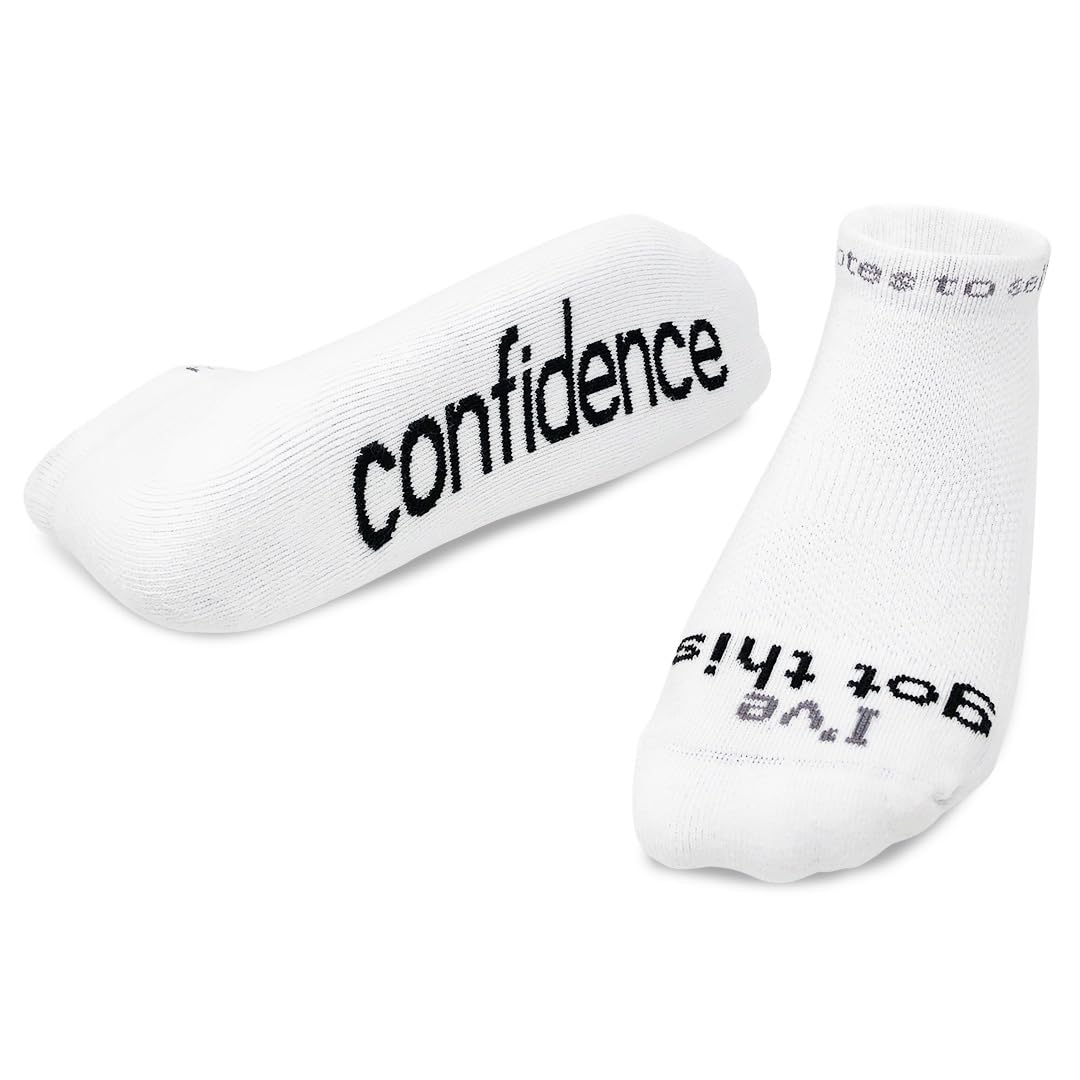 Notes to Self Socks - Motivational & Inspirational Socks for Women, Men, Kids | Positive Affirmation Gifts for Daily Encouragement, Yoga, Meditation & Self-Care