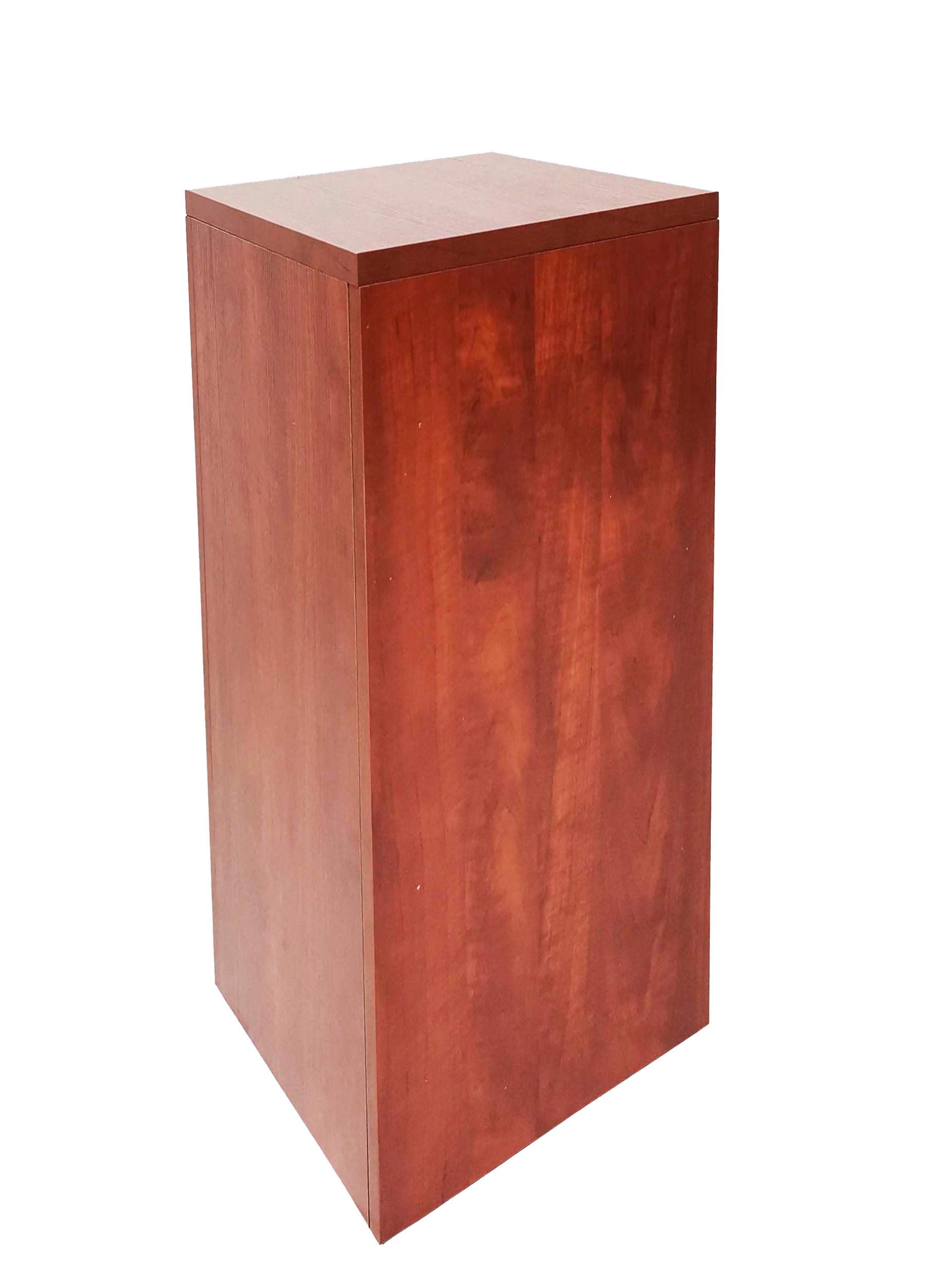 FixtureDisplays® 15x15x36 Wooden Cube Pedestal Table - Display Stand for Centerpiece, Flower Arrangement, Merchandise, Lamp or Books - Easy Assembly - Perfect for Home Decor, Retail Displays & Wedding Decorations