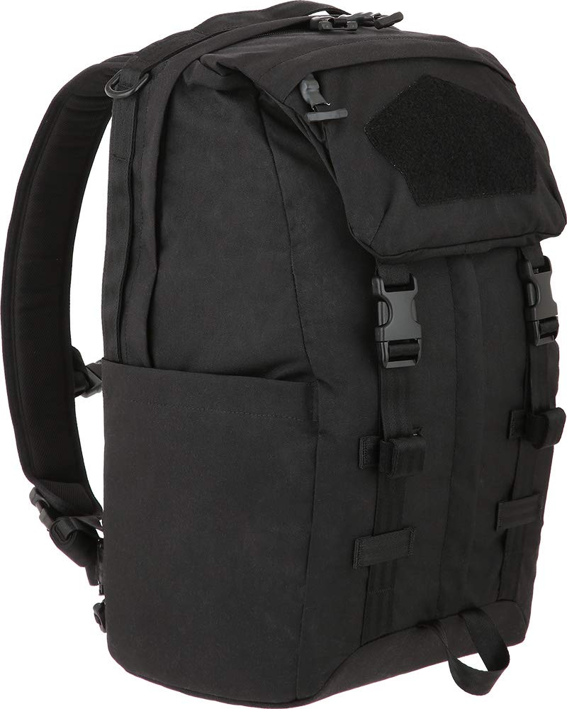 MAXPEDITION TT26 Tactical Backpack - Durable Large Military Rucksack for Outdoor Hiking, Camping & Travel - Black Heavy Duty Daypack for Men & Women