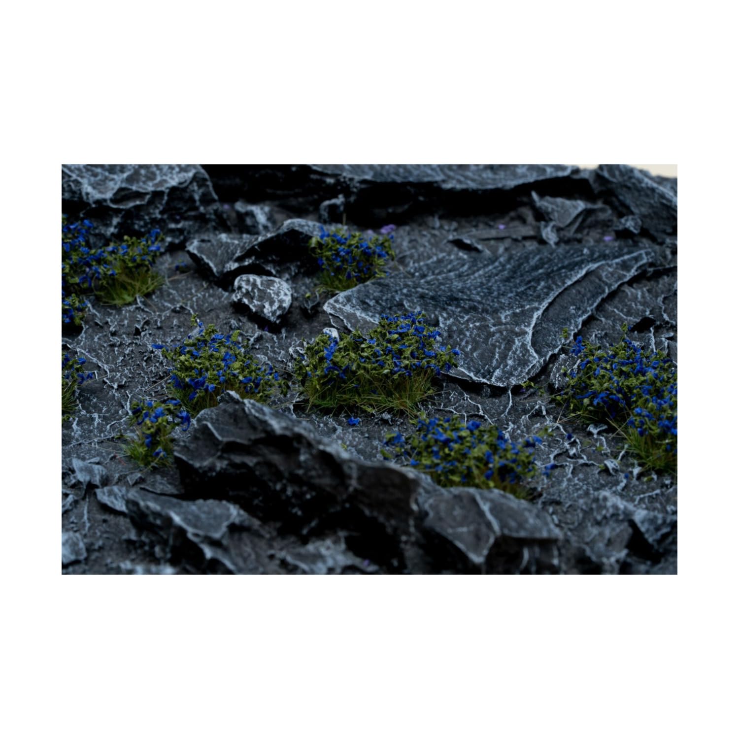 Blue Flowers - Artificial Silk Floral Arrangements for Home Decor, Wedding Centerpieces & Party Decorations