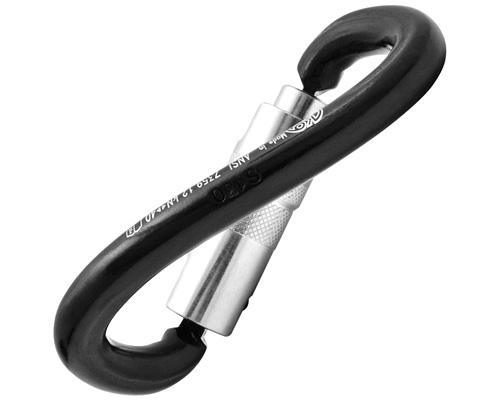 Kong Ovalone DNA ANSI Certified Carbon Steel 3-Stage Autoblocking 40kN Carabiner - Rock Climbing, Mountaineering & Rescue Gear
