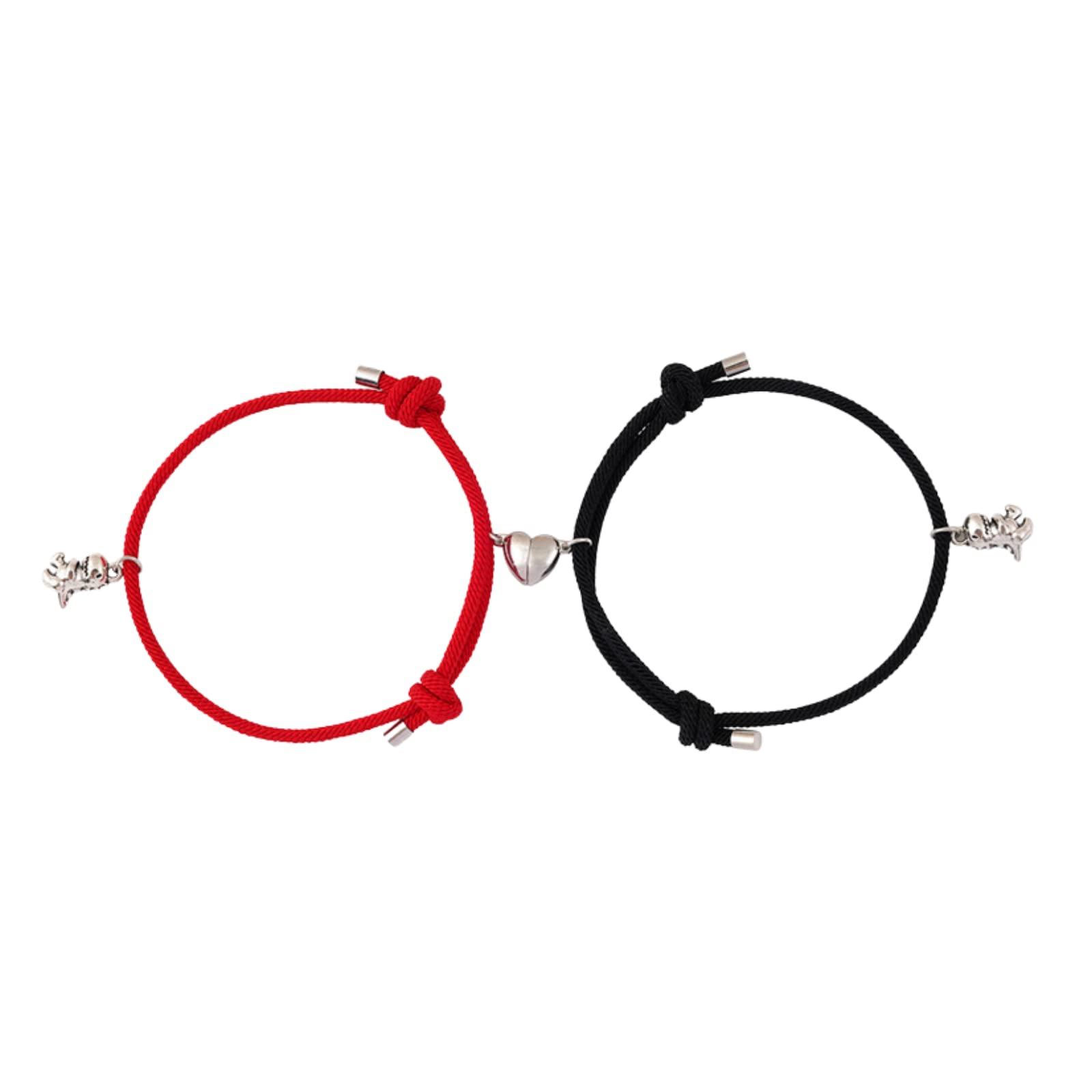 Dinosaur Magnetic Couple Bracelets for Women & Girls - Matching Long Distance Relationship Bracelets for Couples & Best Friends - Perfect for Anniversaries, Gifts & Everyday Wear
