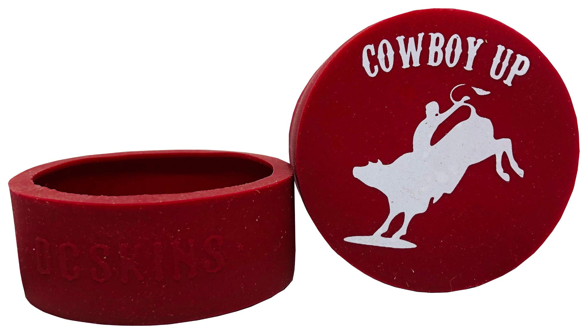Original Herbal Snuff Tobacco Alternative - Schmitty's 1 Can with Premium DC Crafts Nation Leather Can Cover (Cowboy Style) | Perfect for Outdoor Activities, Camping, Hunting & Western Lifestyle