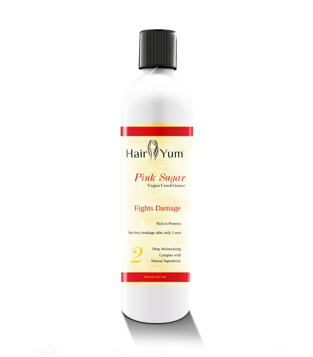 Hairyum Pink Sugar Protein Conditioner for Damaged Hair - Deep Moisturizing & Repairing Treatment - Perfect for Dry, Frizzy & Color-Treated Hair - Salon Quality Hair Care at Home