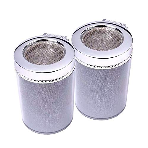 Detachable Car Ashtray with Lid & Blue LED Light - Portable Car Lighter Ashtray Set for Smoking - Ideal for Car, Home, Office & Travel Use