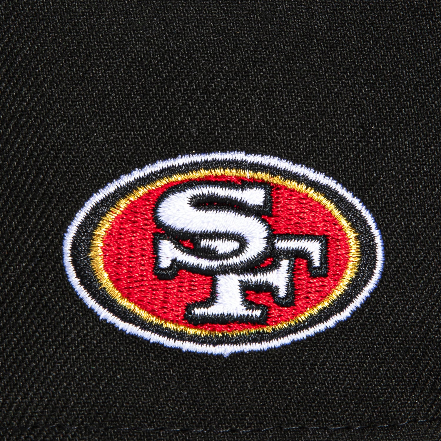 New Era 59Fifty San Francisco 49ers Embroidered Logo Patch Snapback Hat - Black & Cardinal Red - Official NFL Licensed Cap for Football Fans & Streetwear Style