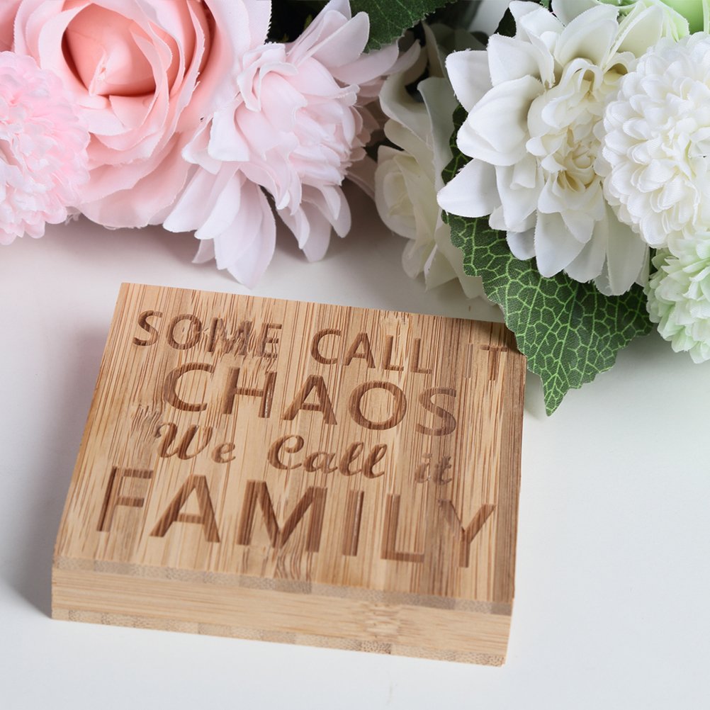 ARTIBETTER Decorative Word Plaque - Rustic Wooden Block Sign for Home Wall Decor | Perfect for Farmhouse, Living Room & Bedroom Decorations