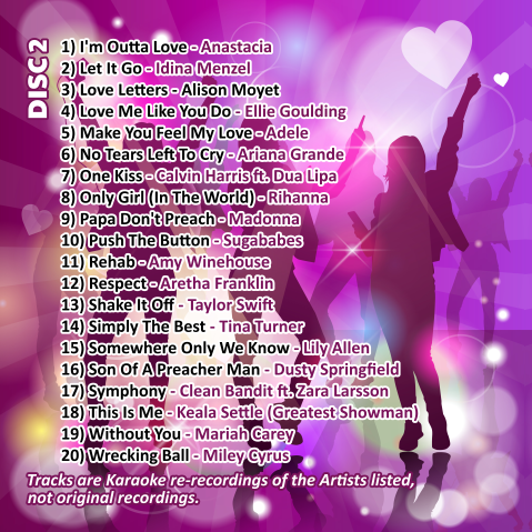 Mr Entertainer Big Karaoke Hits of Girls - Popular English Songs for Women | Perfect for Home Parties, Girls' Night & Karaoke Fun