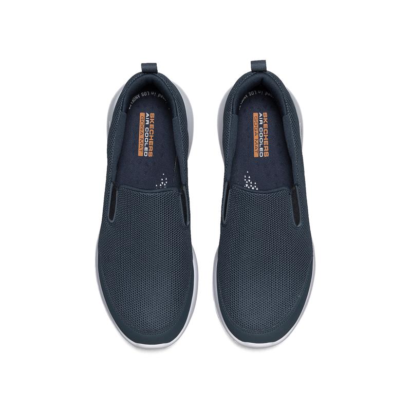 Skechers GO WALK MAX - 216010 Navy Blue Walking Shoes for Men & Women - Comfortable Slip-On Sneakers for Walking, Travel & Everyday Wear