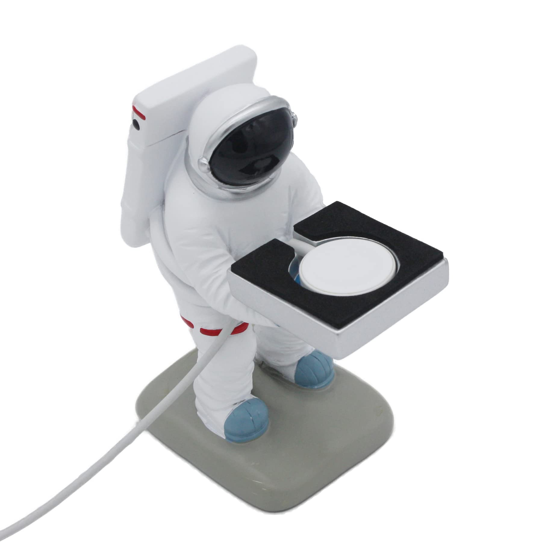 Cool Astronaut Watch Holder Dock - Charging Stand for Apple Watch Series 1-9 - Stylish Desk Organizer & Home Decor - Perfect for Office, Bedroom or Gift Idea