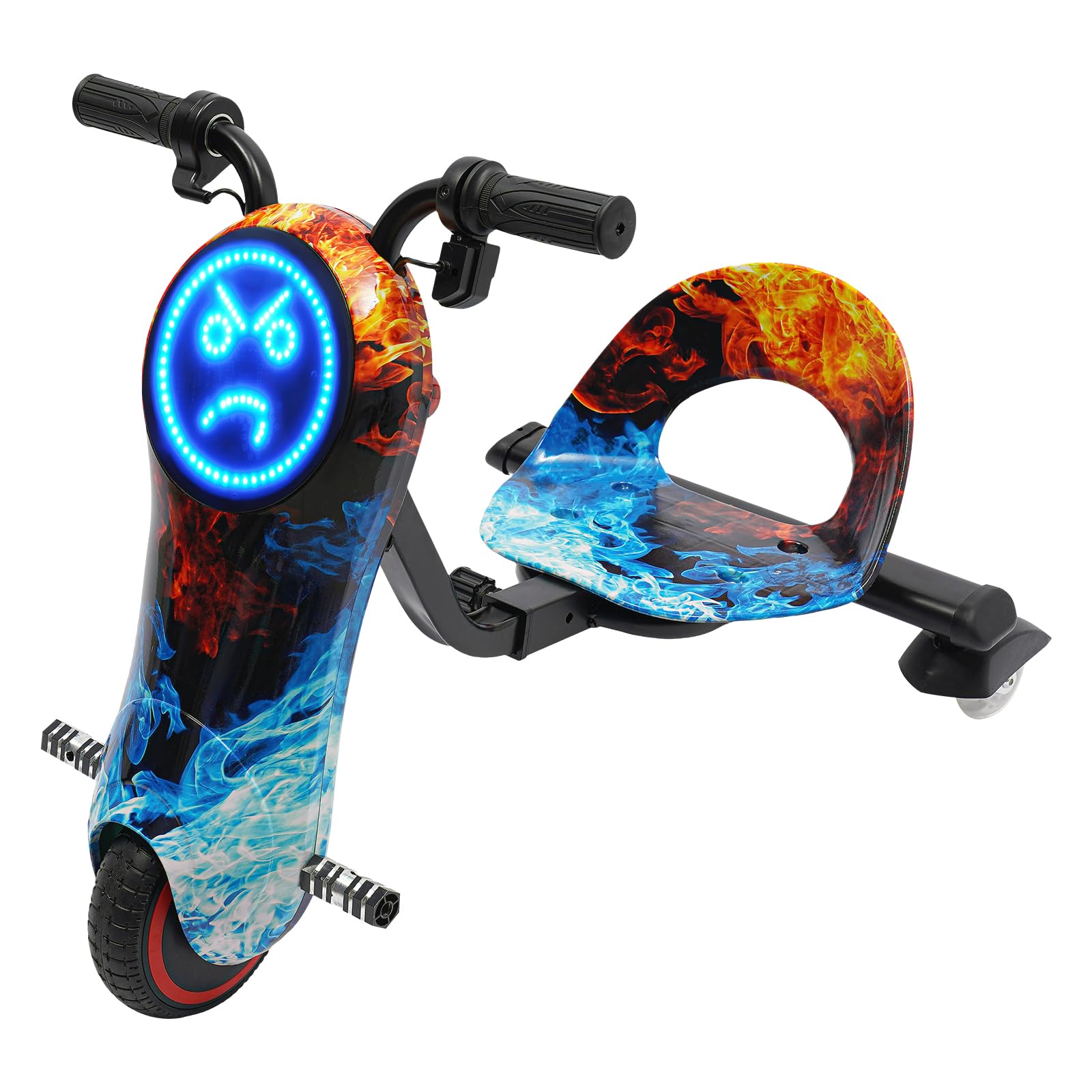 Drift Kids Electric Scooter 180W Brushless Motor with LED Display, Adjustable Length for Ages 3-12 - Perfect for Commuting, Neighborhood Rides & Outdoor Family Fun
