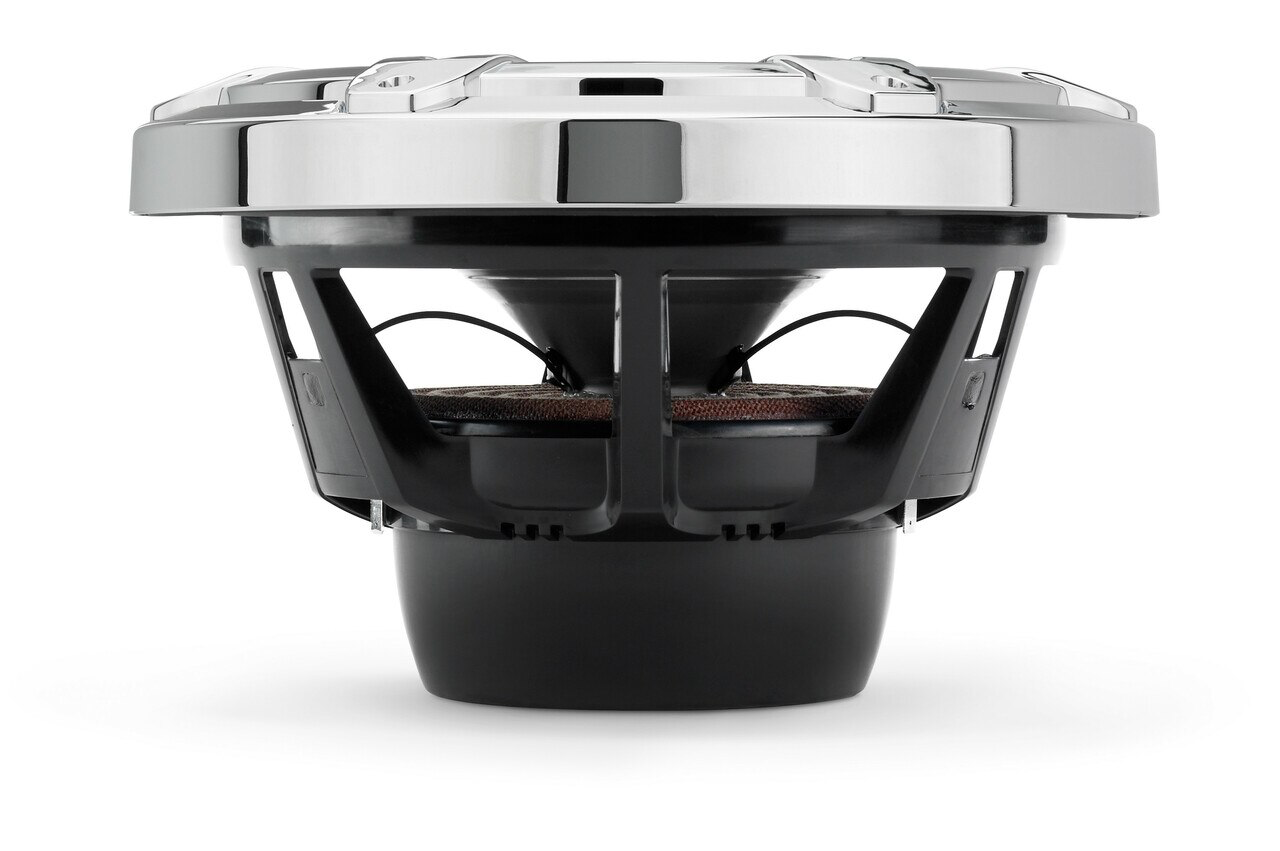 JL Audio MX10IB3 SG CR MX Series Marine 10-Inch Subwoofer - 4 Ohm, Infinite Baffle Design, Chrome Sport Grille, 175W RMS Power - Perfect for Boats, Marine Audio Systems & Waterproof Car Audio Upgrades