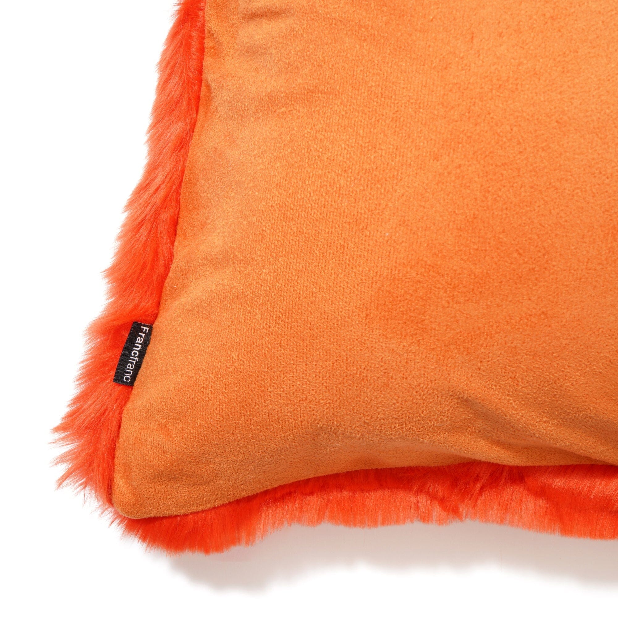 Premium Faux Fur Cushion Cover 18x18 Inches - Soft Red and Pink Throw Pillow Case for Sofa, Bed, Living Room Decor - Cozy Home Accessories