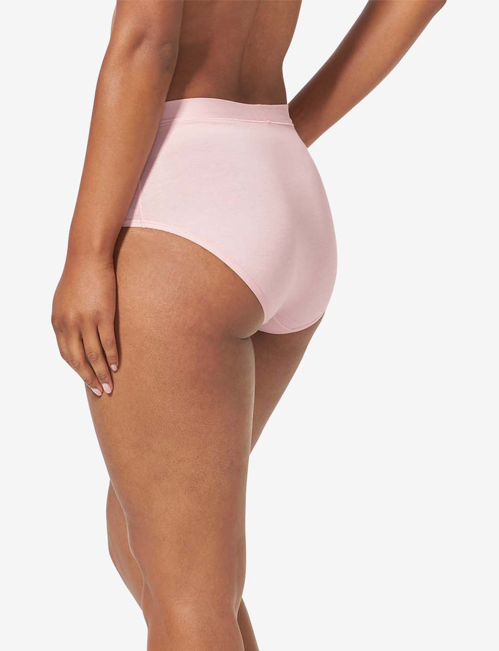 Women's High Rise Cotton Briefs - Soft, Breathable & Comfortable Underwear for Everyday Wear, Workout & Sleep