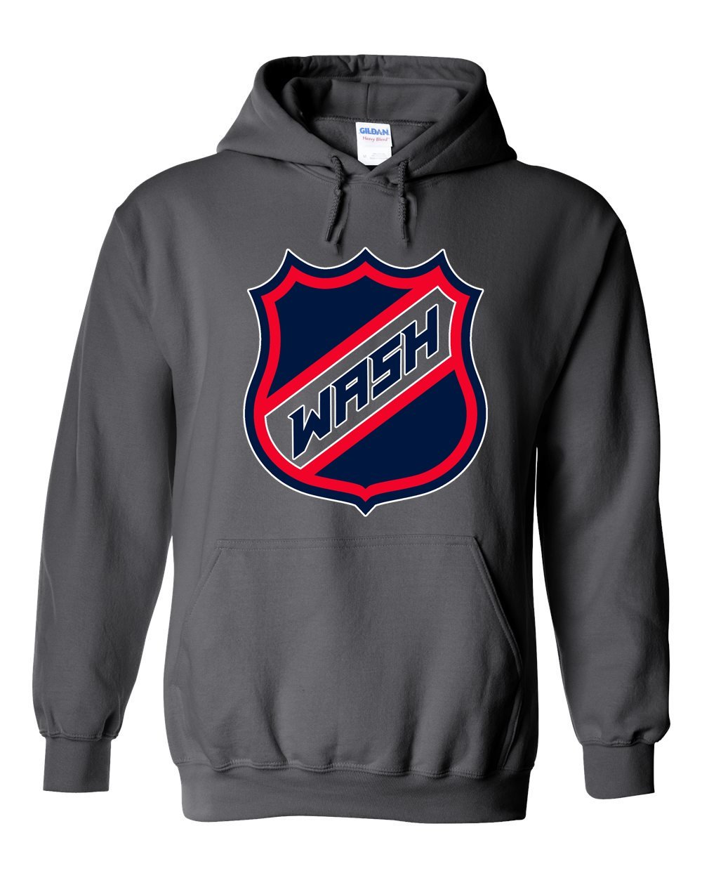 Premium Washington D.C. Shield Hoodie - American Flag Design Unisex Pullover Sweatshirt | Perfect for Casual Wear, Sports Events & Patriotic Gift Giving