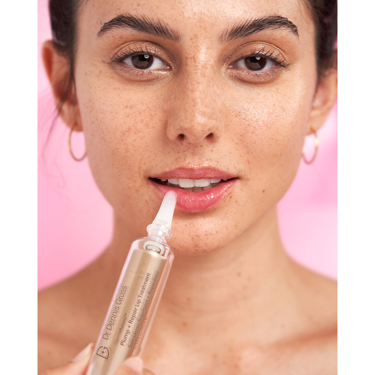 Dr. Dennis Gross Plump + Repair Lip Treatment - Hydrating & Plumping Lip Balm for Dry, Chapped Lips | Perfect for Daily Use, Night Care & Makeup Prep