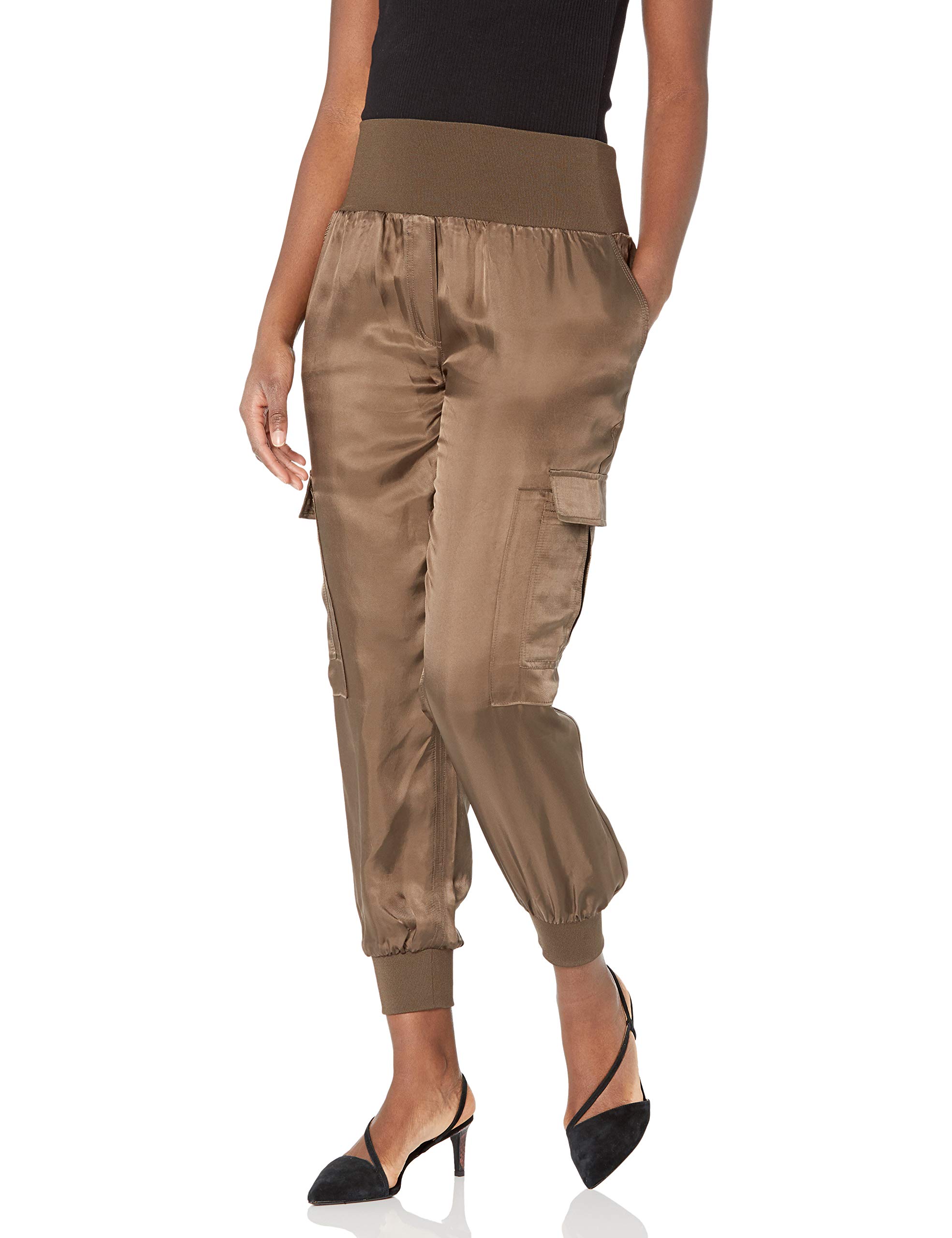 Cinq a Sept Women's Tous Les Jours Giles Pants - High Waisted Slim Fit Dress Pants for Work, Office & Evening Outfits | Professional & Chic Women's Trousers