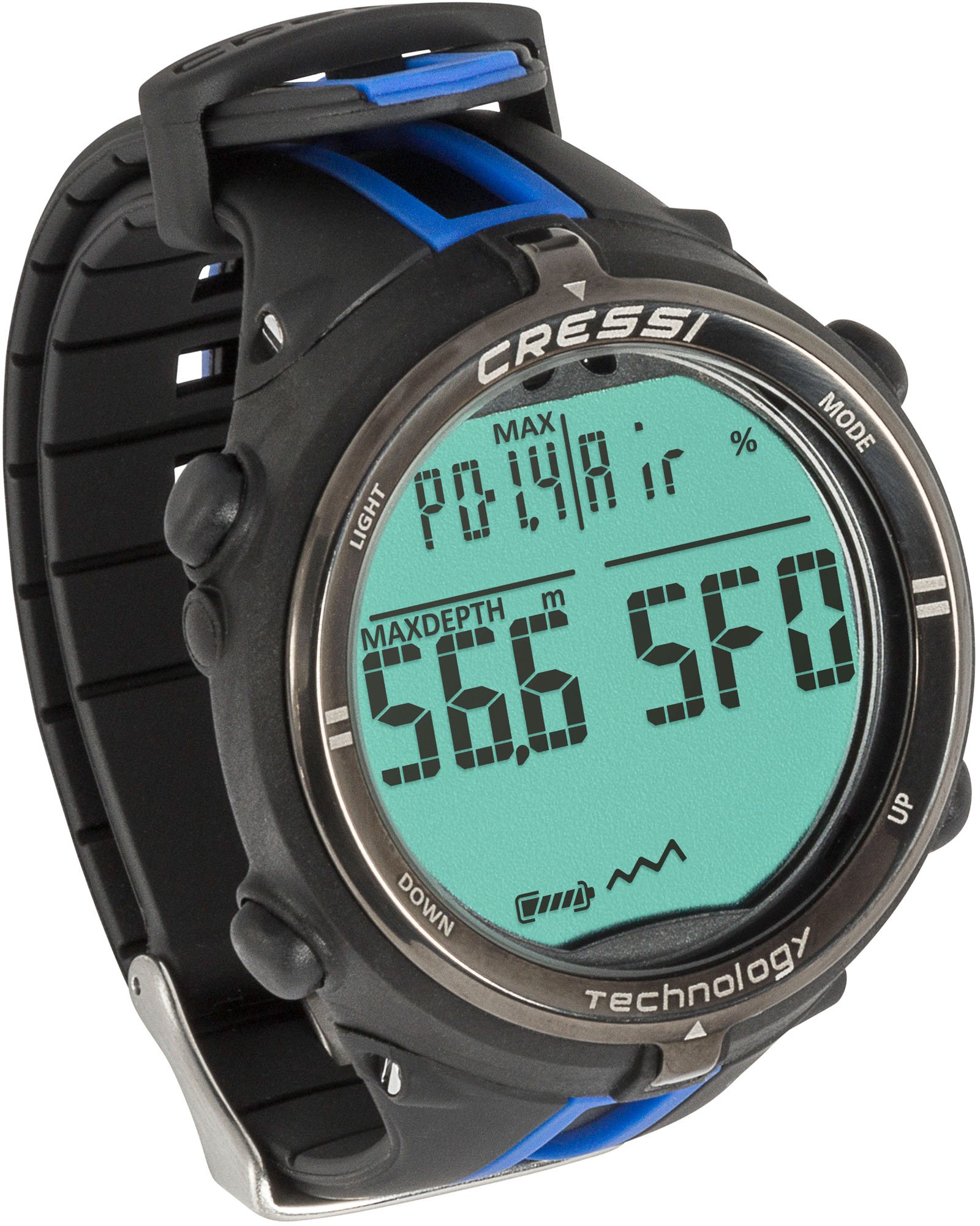 Cressi Newton Titanium Scuba Diving Computer Watch - Mixed Gas & Dive Log Capability | Premium Italian-Made Dive Computer Since 1946 | Perfect for Technical Diving, Deep Sea Exploration & Underwater Adventures