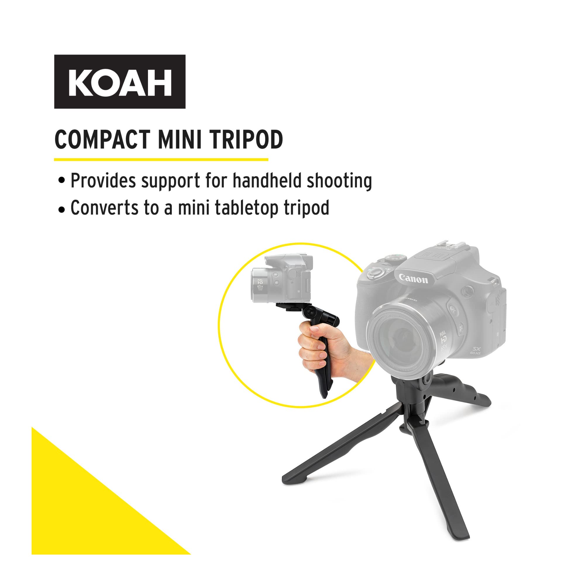 Koah Professional Camera Lens Cleaning Kit - Dust & Smudge Remover for DSLR, Mirrorless, Smartphone & Drone Lenses - Perfect for Travel, Outdoor & Studio Photography
