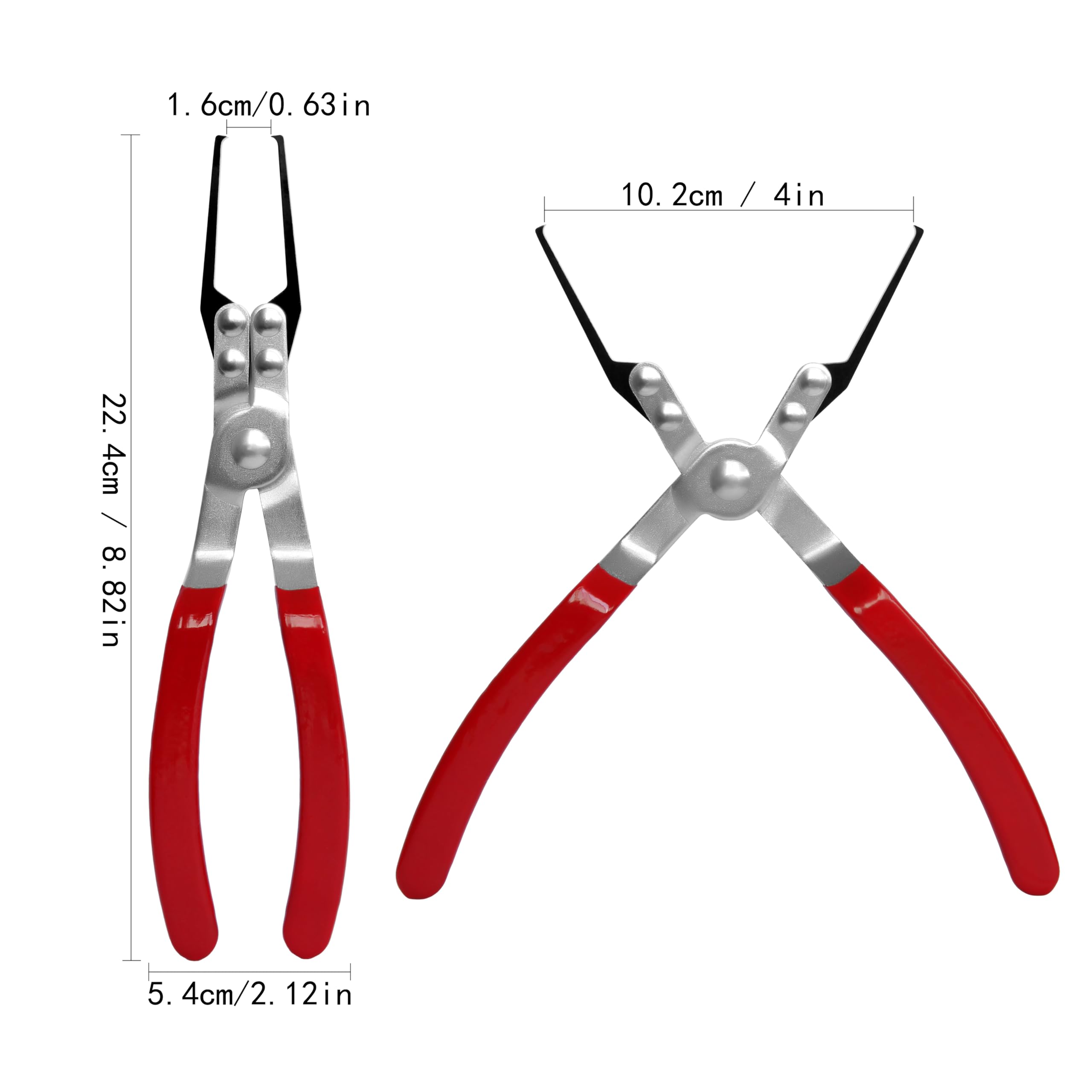 **Automotive Relay Puller Pliers - Fuse Extraction & Hose Clamp Removal Tool - Professional Car Repair Kit for Mechanics (Ideal for Engine Maintenance & Electrical Work)**