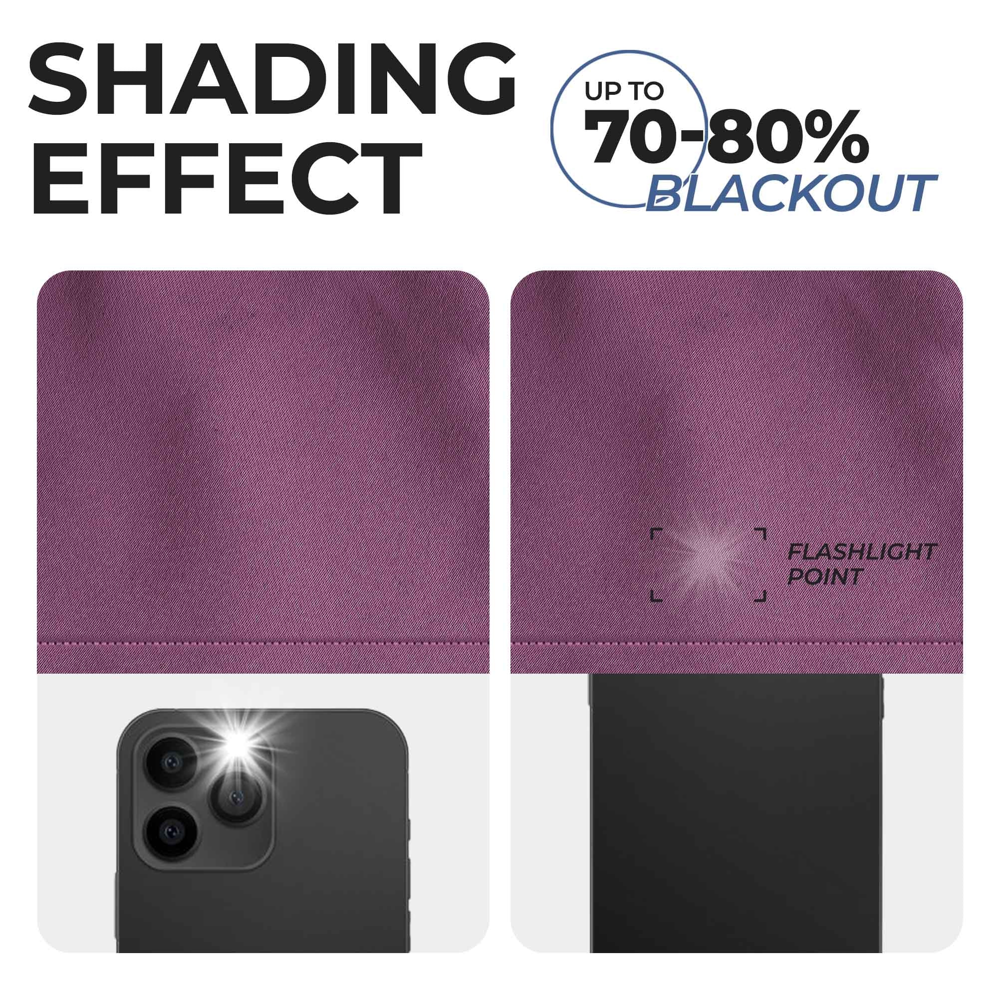 Blackout Curtains Set - Solid Classic Modern Rod Pocket Style for Bedroom & Living Room - Light Blocking & Noise Reducing Window Treatments