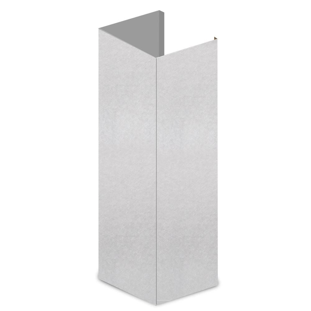 ZLINE 61 Inch Stainless Steel Chimney Extension - Satin Finish for 12.5 ft Ceilings (Model 8KN4S E) | Perfect for Kitchen Range Hood Ventilation & Home Improvement Projects