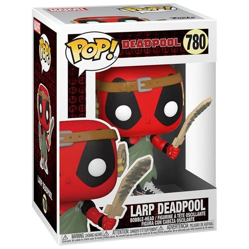 Deadpool 30th Anniversary Nerd Deadpool Pop! Vinyl Figure - Exclusive Collectible for Marvel Fans, Home Decor & Gift Idea