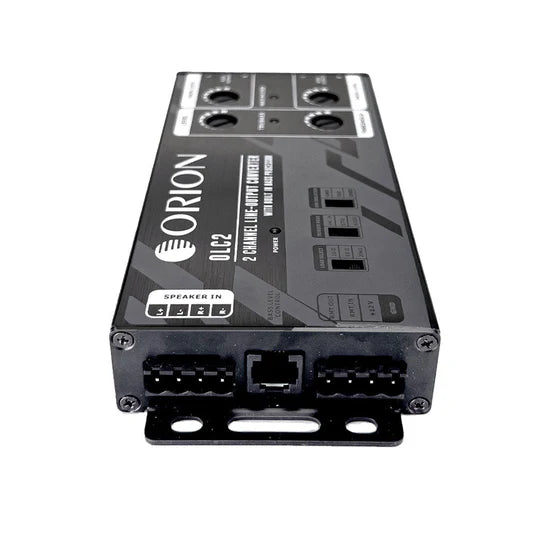 OLC2 ORION 2 Channel Line Output Converter with Bass Processor - High Quality Car Audio Signal Adapter for Amplifiers & Subwoofers - Perfect for Car Stereo Upgrades & Sound System Installations