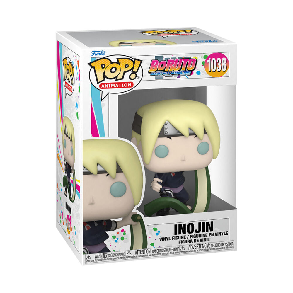 Funko Pop Boruto: Naruto Next Generations - Inojin Yamanaka Vinyl Figure #1038 | Collectible Anime Toy for Fans & Gift for Naruto Lovers | Perfect for Display, Decor, and Anime Collections