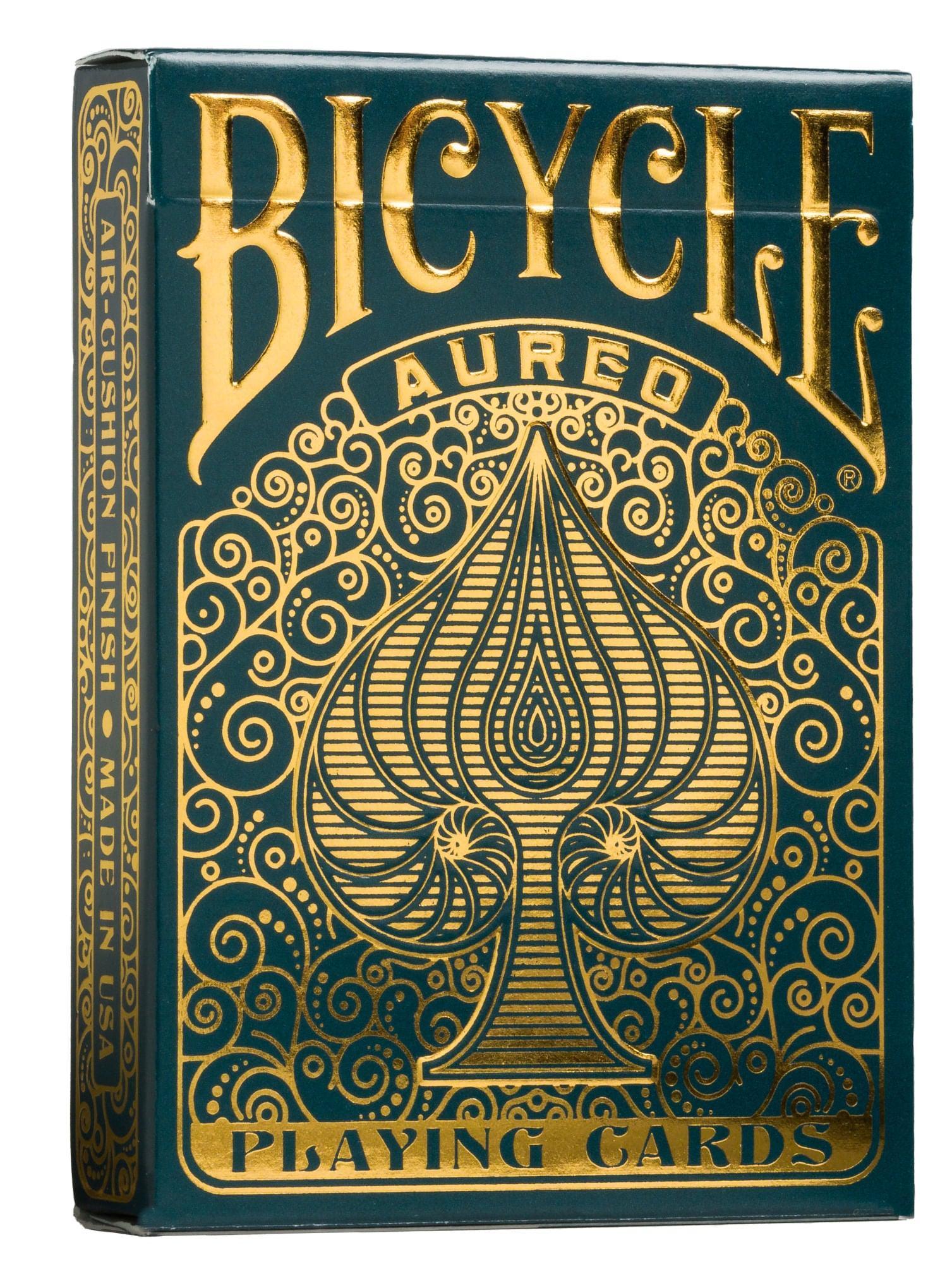 Aureo Bicycle Playing Cards - Premium Poker Deck for Magic Tricks, Card Games & Collectors | Perfect for Poker Nights, Cardistry & Gift Giving