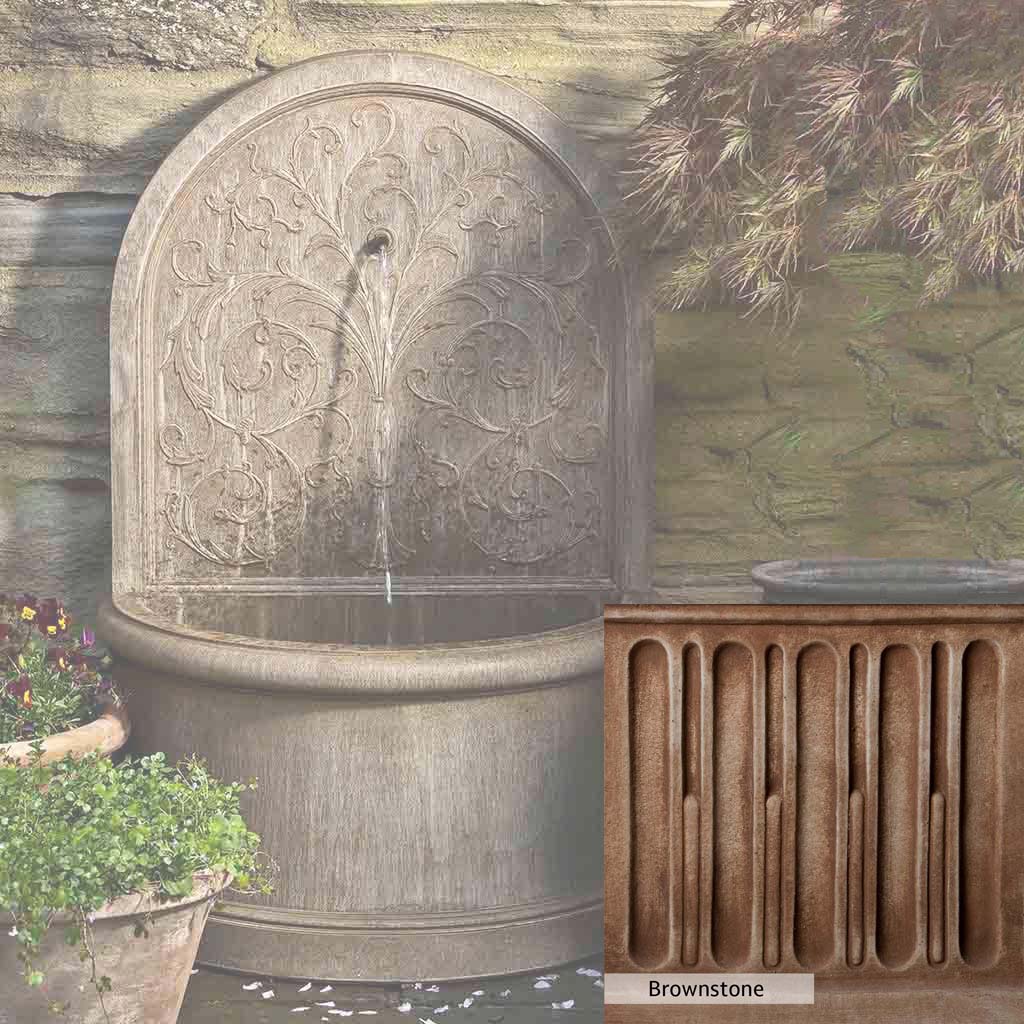 Campania International Corsini Outdoor Wall Fountain - Elegant Garden Water Feature for Patio, Yard & Landscape Decor