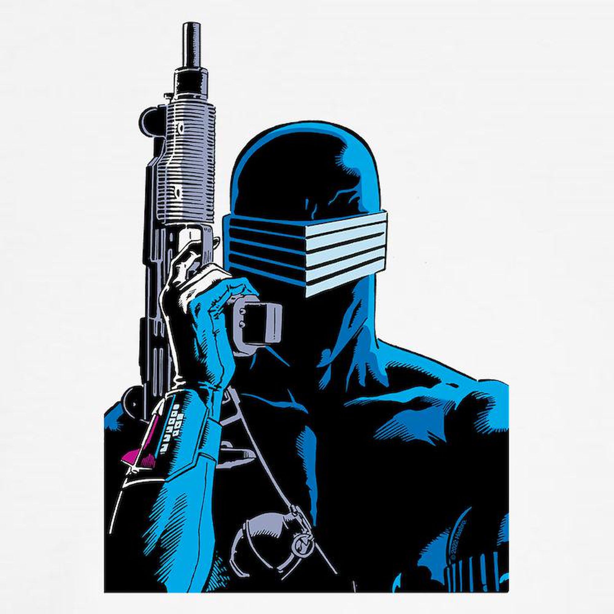 G.I. Joe Snake Eyes with Gun Men's Cotton Baseball Jersey - 3/4 Raglan Sleeve Shirt for Casual Wear & Cosplay | CafePress Official