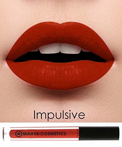 KISSABLE Matte Liquid Lipstick - Long Lasting Red Lipstick for Women, Vegan & Cruelty-Free - Perfect for Parties, Dates & Everyday Wear