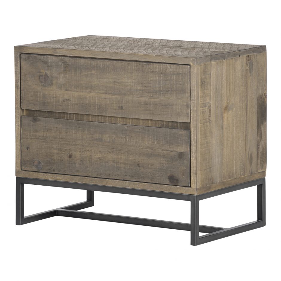 Elena Nightstand - Modern Bedside Table with Drawer, Wooden Night Stand for Bedroom, Living Room & Office - Perfect for Storage, Decor & Small Spaces